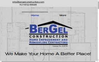 BerGel Construction website