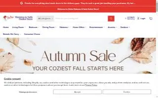 Delta Mattress & Sofa Outlet Store website