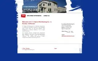 E G Ayers Distributing Inc website
