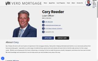Cory Reeder - Home Loan Officer, NMLS #1867432