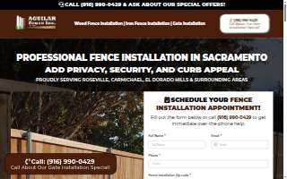 Aguilar Fence of Fair Oaks