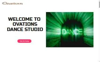 Ovations Dance Studio of Fair Oaks website