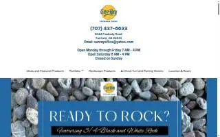 Sun-Ray Landscape Supply Company website