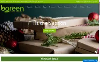 BGreen Branding Screen Printing website