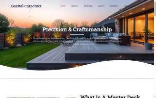 Coastal Carpenter website