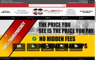 Fusion Motors Inc website
