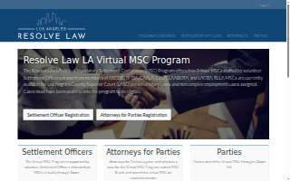 Resolve Law Firm, APC website