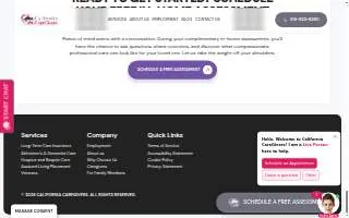 California CareGivers of Florin website
