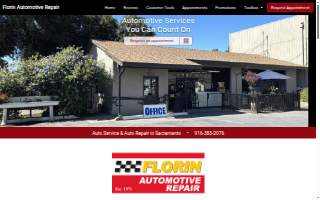 Florin Automotive Repair website