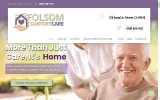Folsom Comfort Care Home website
