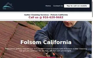 Folsom Gutter Cleaning website