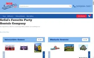 909 Jumpers and Party Rentals website