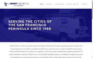Adary Electric, Inc. website