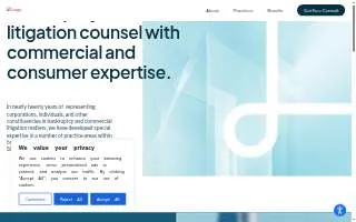 Belvedere Legal, PC website