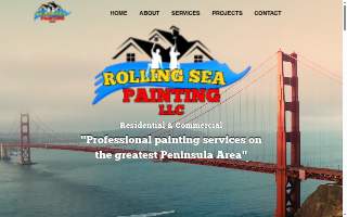 Rolling Sea Painting of Foster City
