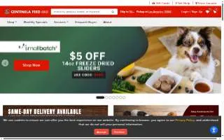 Centinela Feed & Pet Supplies of Duarte website