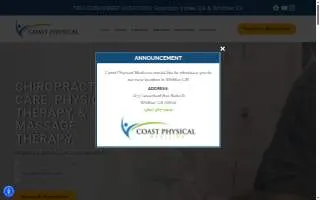 Coast Physical Medicine - Fountain Valley website