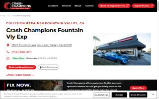 Crash Champions Collision Repair Fountain Vly Exp