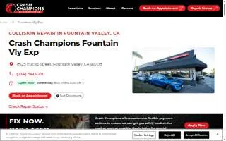 Crash Champions Collision Repair Fountain Vly Exp website