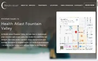 Health Atlast of Fountain Valley website