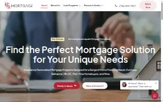 KS Mortgage Inc. website