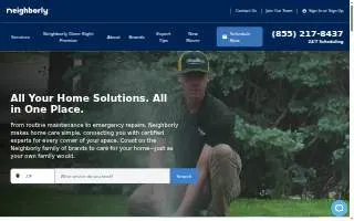 Neighborly Plumbing and Drain Cleaning website