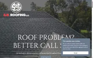 SG Roofing LLC website