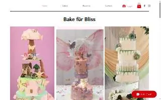 Bake für Bliss website