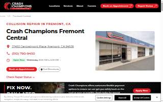 Crash Champions Collision Repair Fremont Central
