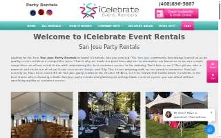 iCelebrate Event Rentals - Will Call website