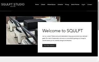 SQULPT Pilates of Fremont website