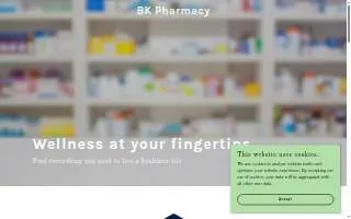 BK Pharmacy website