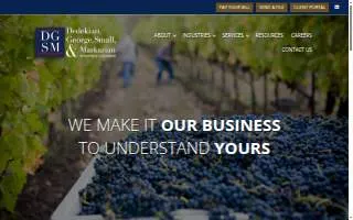 Dedekian, George, Small & Markarian Accountancy Corporation website