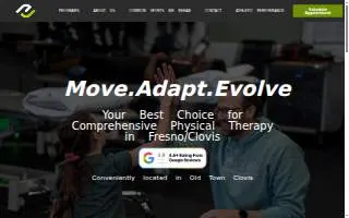 Evolve Physical Therapy & Performance of Fresno website