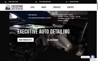 Executive Auto Detailing website