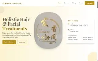 Fa Xiang Ge Health SPA | Luxury Scalp & Hair SPA website