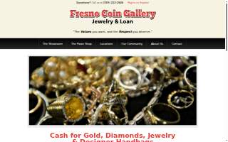 Fresno Coin Gallery Jewelry & Loan website