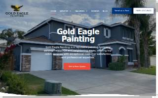 Gold Eagle Painting