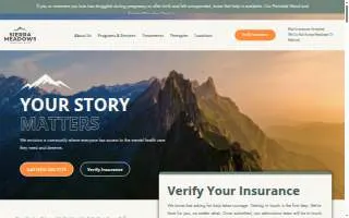 Sierra Meadows Behavioral Health of Fresno website