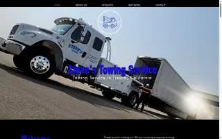 Steve's Towing Service website
