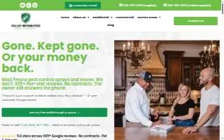 Valley Integrated Pest Control of Fresno website