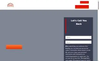 Zinc Roofing & Air Conditioning website