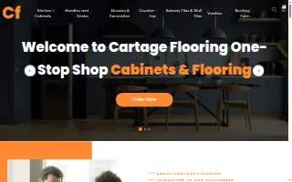 Cartage Flooring website