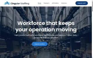 Cingular Staffing website
