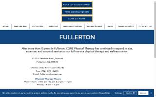 CORE Physical Therapy of Fullerton