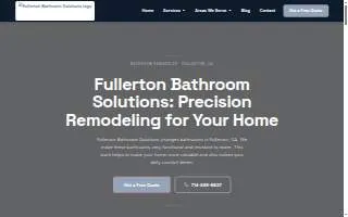 Fullerton Bathroom Solutions website