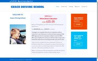 Grace Driving School website