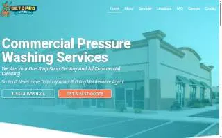 Octo Pro Wash website