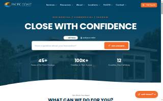 Pacific Coast Title Company of Fullerton
