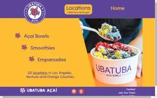 Ubatuba Acai website